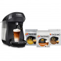 Bundle Tassimo - 1 machine a café Happy noir + 3 packs de T- Discs - BOSCH - TAS102EC3