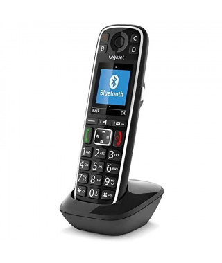Téléphone sans fil Gigaset E720HX - Noir - 200 entrées - SMS - compatible Bluetooth 4.2 HSP et HFP