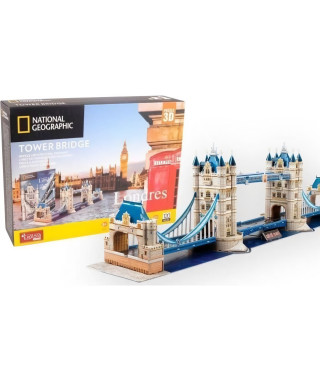 Puzzle 3D - Tower Bridge - Jeu de construction - EXPLORA - 120 pieces - Des 8 ans