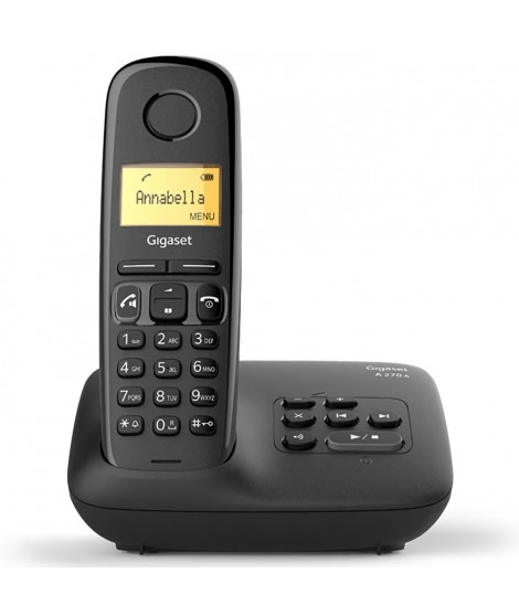 Gigaset A270 A Solo avec répondeur Noir