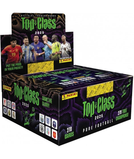Boîte - PANINI - FIFA TOP CLASS 2025 TC - 24 pochettes - 192 cartes