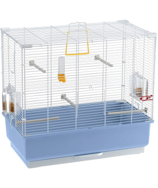 Cage canaris - FERPLAST - PIANO 4 - 59 x 33 x 55 cm - Blanc