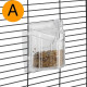 Cage canaris - FERPLAST - PIANO 4 - 59 x 33 x 55 cm - Blanc