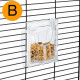 Cage canaris - FERPLAST - PIANO 4 - 59 x 33 x 55 cm - Blanc