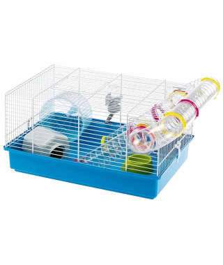 Cage - FERPLAST - PAULA TUBE LINE - 46 x 29,5 x 24,5 cm - Bleu
