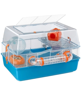Cage - FERPLAST - DUNA FUN - 55 x 47 x 37,5 cm - Bleu