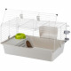 Cage - FERPLASTE - CAVIE 80X1 - 77 x 48 x 42 cm - Gris clair
