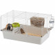 Cage - FERPLASTE - CAVIE 80X1 - 77 x 48 x 42 cm - Gris clair