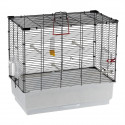 Cage canaris - FERPLAST - PIANO 4 - 59 x 33 x 55 cm - Noir