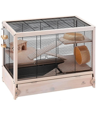 Cage pour hamster - FERPLAST - HAMSTERVILLE - Bois