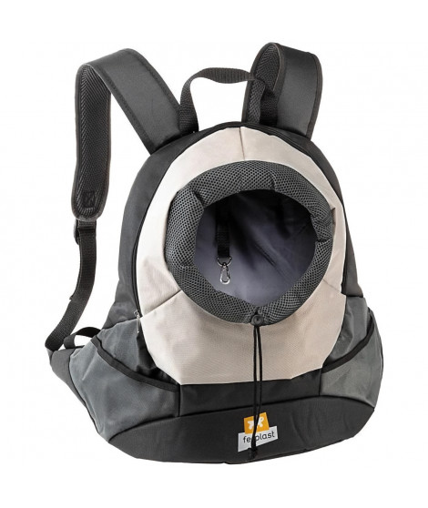 Sac a dos pour chien - FERPLAST - KANGOO - Large 8 kg - Gris