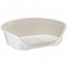 FERPLAST Corbeille Siesta Deluxe 8 - 82x59,5x25 cm - Blanc - Pour chien et chat