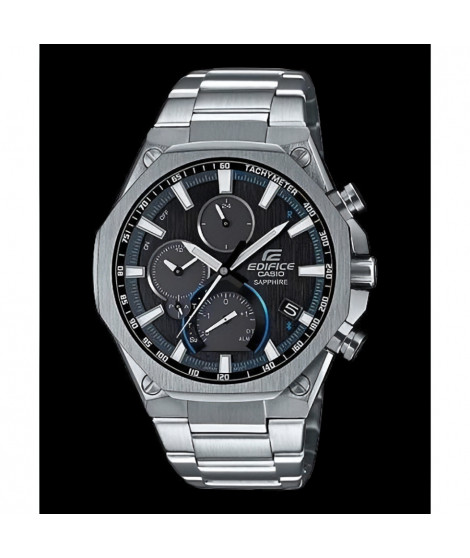 Montre - CASIO - EQB-1100D-1AER - 51,1mm - Acier inoxydable - Bluetooth Smart - Solaire
