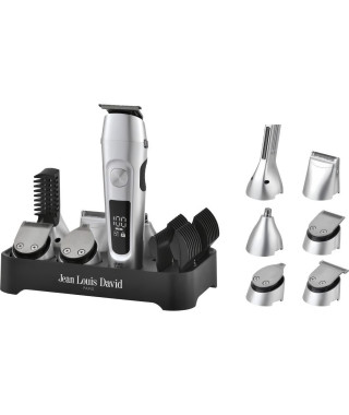 Tondeuse cheveux 6 en 1 - JEAN LOUIS DAVID - JLD ULTIMATE TRIMMER - 6 tetes interchangeables - Autonomie 120 min