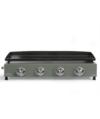 Plancha gaz - LIVOO - DOC325 - 4 brûleurs - Vert / Noir