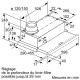 BOSCH - Hotte télescopique DFM064W54