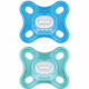 MAM Comfort Sucette Physiologique +0m Bleu Lot de 2 + Boîte de Conservation