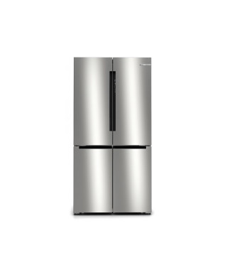 Réfrigérateur combiné - BOSCH SER6 - KFD96APEA - Multi-portes - Classe E - 375 L - 183 x 90,5 x 73,1 cm - Acier brossé