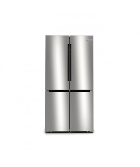 Réfrigérateur combiné - BOSCH SER6 - KFD96APEA - Multi-portes - Classe E - 375 L - 183 x 90,5 x 73,1 cm - Acier brossé