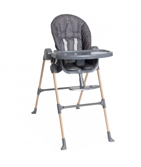 Chaise haute - CHICCO - Polly Essential - 0/3 ans - Gris Coal