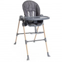Chaise haute - CHICCO - Polly Essential - 0/3 ans - Gris Coal