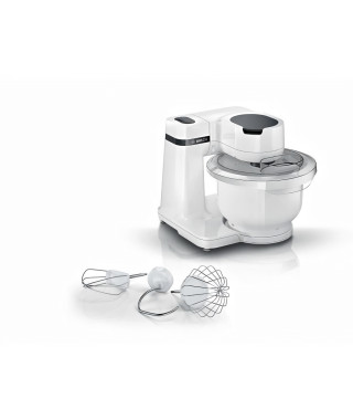 Robot pâtissier BOSCH Serie 2 MUMS2AW00 - 700 W - 4 vitesses - 3,8 L - Blanc