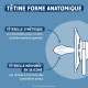 Duo sucettes anatomiques - DODIE - EDL A102 - +6 mois - Hippo