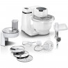 Robot pâtissier BOSCH Serie 2 - 700 W - 4 vitesses - 3,8 L - 3 disques - hachoir a viande - Blanc