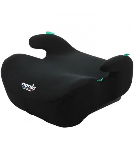 Siege auto réhausseur - NANIA - Bubble - Groupe 3 - 126-150 cm - I-Size - Ceinturé - Noir