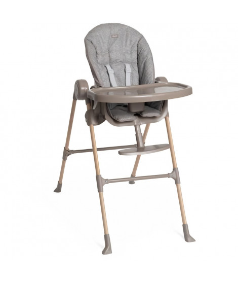 Chaise Haute - CHICCO - Polly Essential - 0/3 ans - Gris Ash