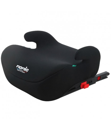 Siege auto réhausseur - NANIA - Bubblefix - Groupe 3 - Isofix - I-Size - 126-150 cm - Noir