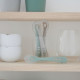 Lot de 4 cuilleres - BEABA - 913555-  2eme âge - Silicone - Velvet grey / Sage green