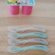 Lot de 4 cuilleres - BEABA - 913555-  2eme âge - Silicone - Velvet grey / Sage green