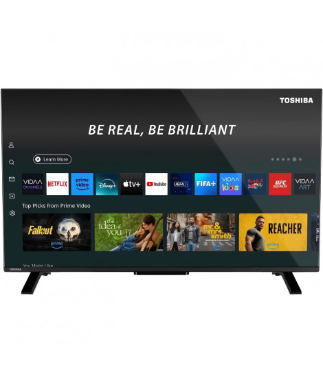 TOSHIBA 40QV2F63DG - TV LED 40'' (100 cm) - FHD 1920x1080 - DTS Virtual:X - Smart TV - 2xHDMI