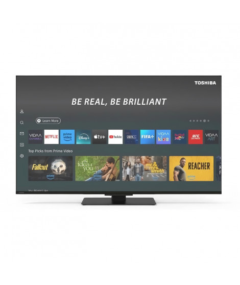 TOSHIBA 43UV6F63DG - TV LED 43'' (108 cm) - 4K UHD 3840x2160 - Dolby Vision - Smart TV - 3xHDMI