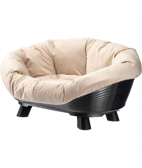 Corbeille - FERPLAST - SOFA THRONE 4 - Avec coussin - Noir