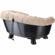Corbeille - FERPLAST - SOFA THRONE 4 - Avec coussin - Noir