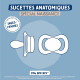 Duo sucettes anatomiques - DODIE - 0/2 mois - Crabe