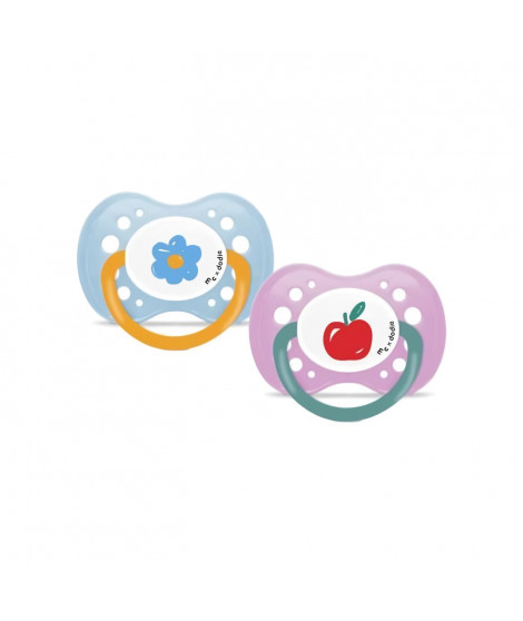 2 Sucettes anatomiques - DODIE - A108 EDL - +18 mois - Mathilde Cabanas Rose