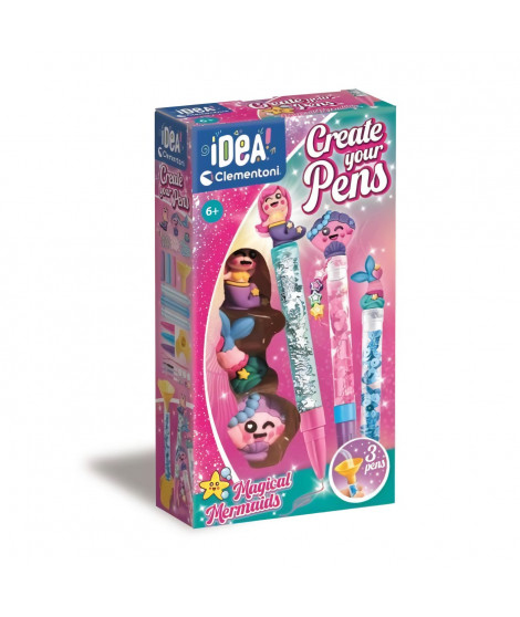 CLEMENTONI - Crée tes stylos - Magical Mermaids