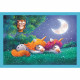 CLEMENTONI - Puzzle 4 en 1 - A Day with Unicorns