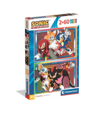CLEMENTONI - 2x60 pieces - Sonic