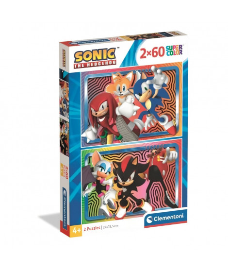 CLEMENTONI - 2x60 pieces - Sonic