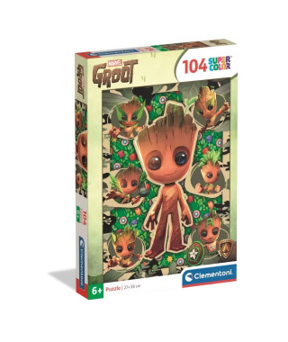 CLEMENTONI - 104 pieces - Marvel, Groot