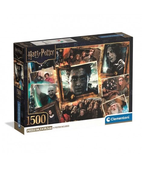 CLEMENTONI - Compact 1500 pieces - Harry Potter