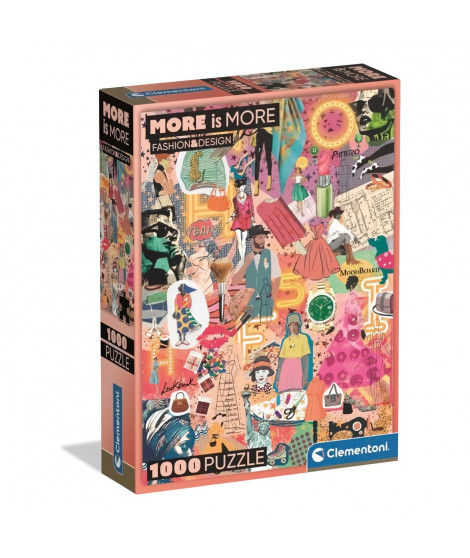 CLEMENTONI - Compact 1000 pieces - More is more - Fashion & Design