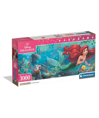 CLEMENTONI - Compact 1000 pieces Panorama - La Petite Sirene