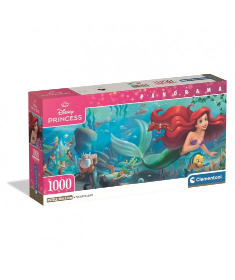 CLEMENTONI - Compact 1000 pieces Panorama - La Petite Sirene