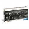 CLEMENTONI - Compact 1000 pieces Panorama - Herd of Giants