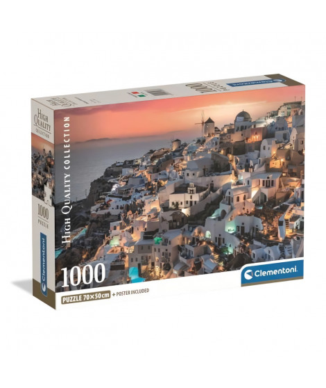 CLEMENTONI - Compact 1000 pieces - Shades of Santorini